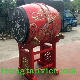 TRỐNG NHÀ THỜ VẼ RỒNG