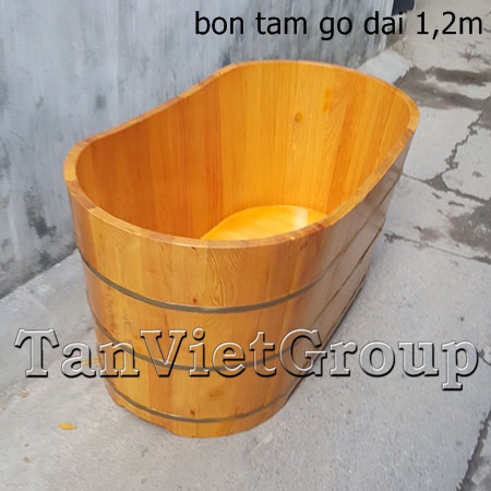 BỒN TẮM GỖ PƠ MU CHO RESOT