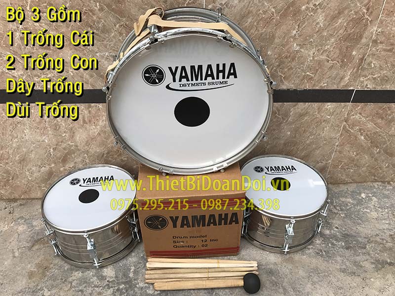 BỘ TRỐNG ĐOÀN ĐỘI YAMAHA BỘ 3 QUẢ