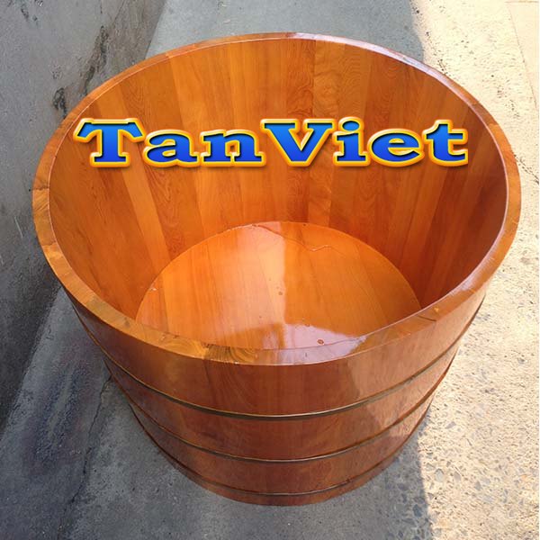 THÙNG TẮM GỖ PƠMU GIÁ RẺ