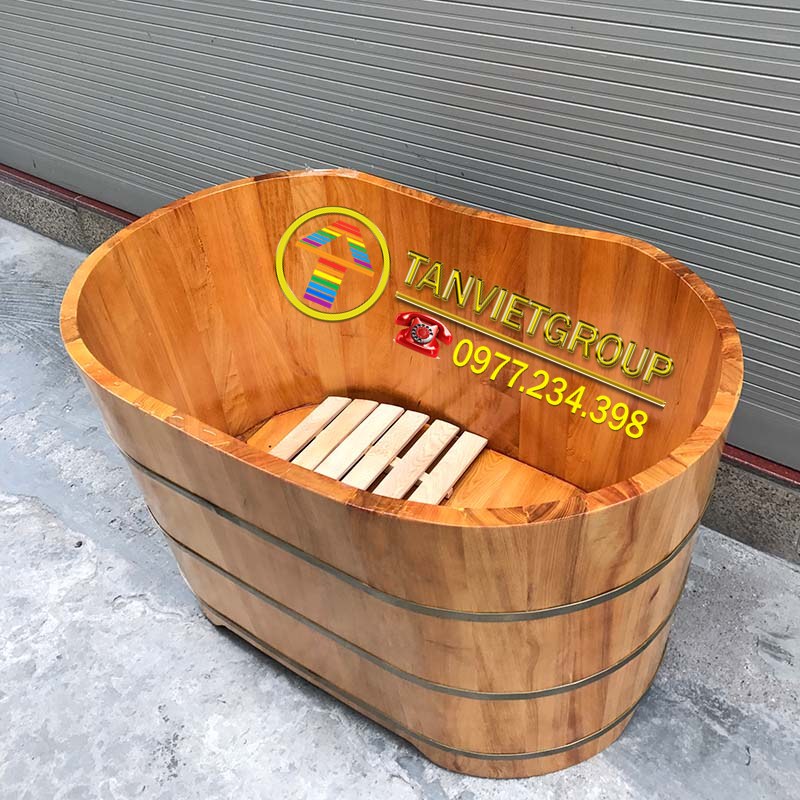 BỒN TẮM GỖ PƠ-MU